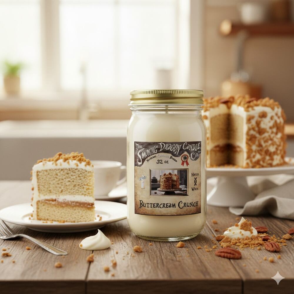 Buttercream Crunch - 32 oz Coconut Wax Candle